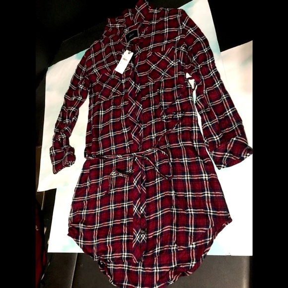 Nordstrom Dresses & Skirts - Nordstrom NWT Rails Shirt Dress Chianti/White S